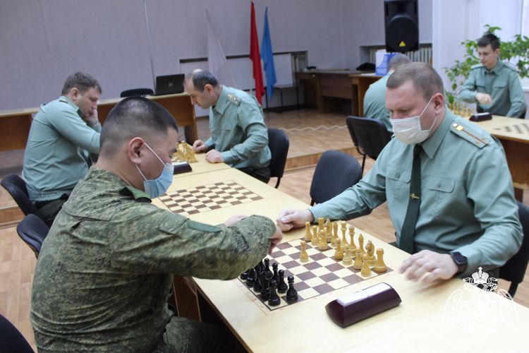 Росгвардейцы провели соревнования по шахматам в Красноярском крае