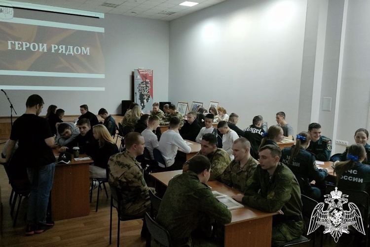 В Железногорске военнослужащие Росгвардии приняли участие в интеллектуальном квизе