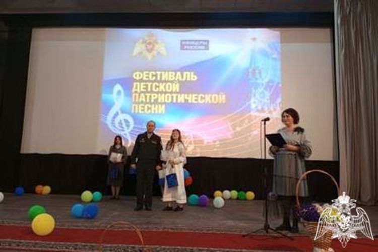 В Управлении Росгвардии по Красноярскому краю прошел первый тур детской патриотической песни