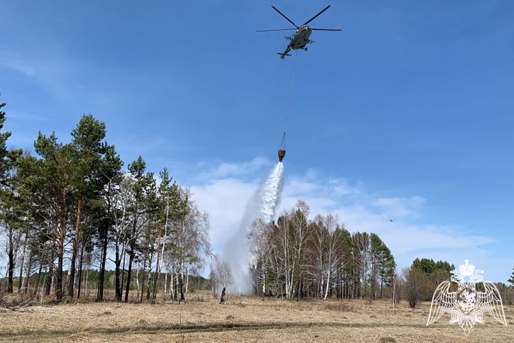 Учебно-тренировочные полеты авиаотряда Росгвардии состоялись в Красноярске