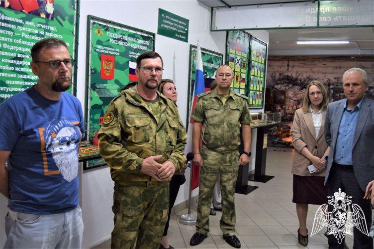 Заместитель начальника Управления Росгвардии по Красноярскому краю принял участие во встрече представителей «Союза добровольцев Донбасса»