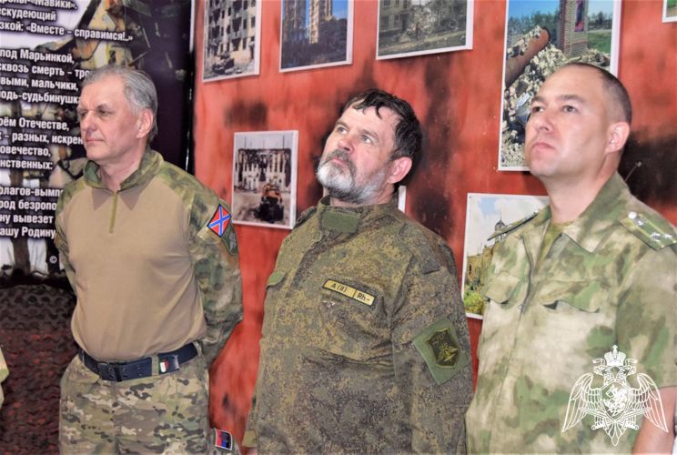 Заместитель начальника Управления Росгвардии по Красноярскому краю принял участие во встрече представителей «Союза добровольцев Донбасса»
