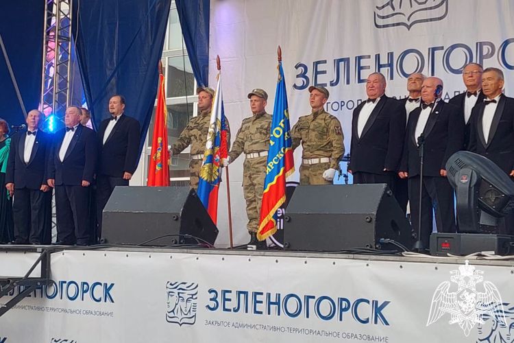 Зеленогорские военнослужащие Росгвардии приняли участие в мероприятиях, приуроченных Дню образования города