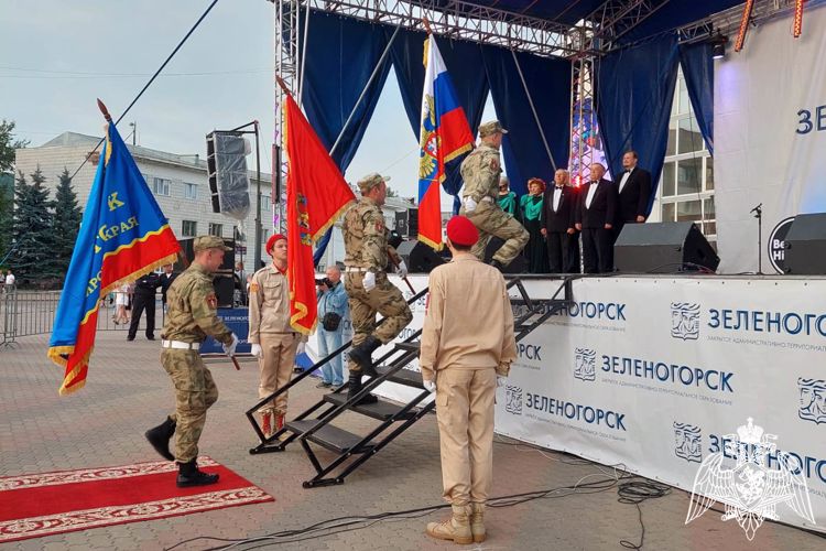 Зеленогорские военнослужащие Росгвардии приняли участие в мероприятиях, приуроченных Дню образования города