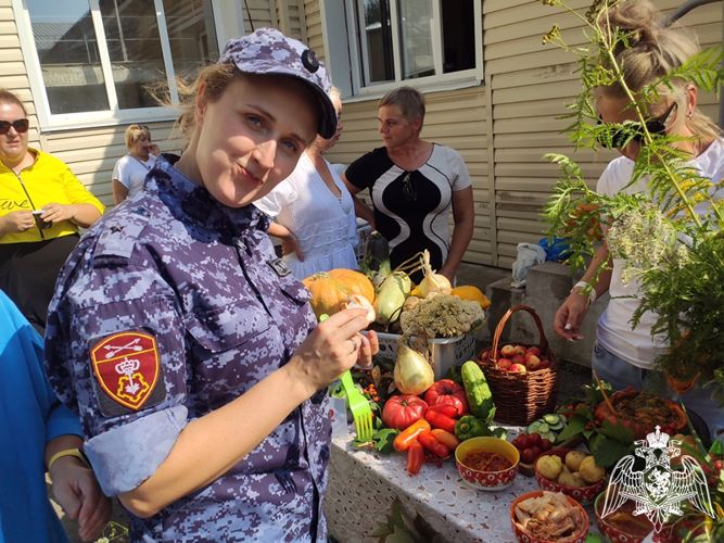 Праздник урожая прошел в Управлении вневедомственной охраны Росгвардии