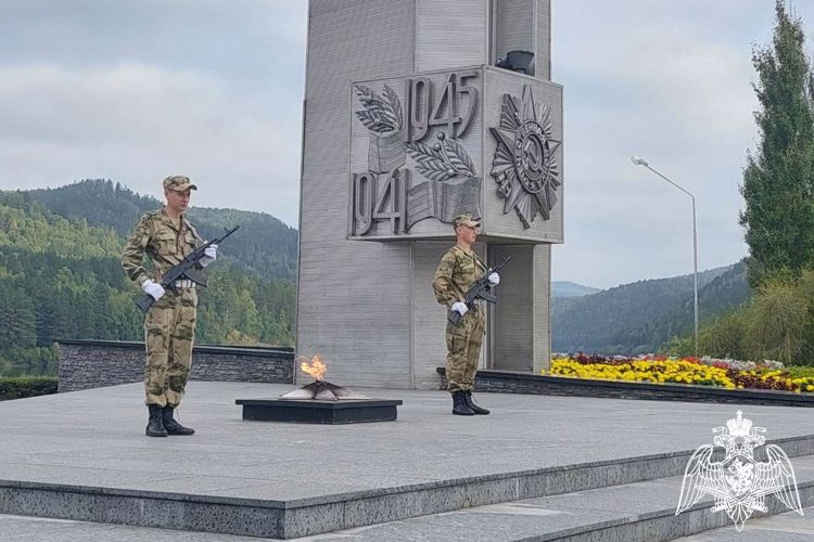 Росгвардейцы в Зеленогорске присоединились к мероприятию, посвященному окончанию Второй мировой войны