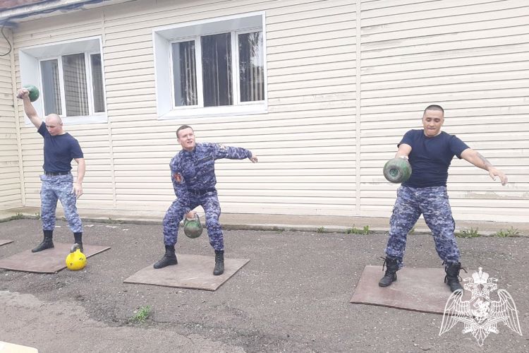 В Красноярском крае росгвардейцы стали победителями в различных спортивных мероприятиях
