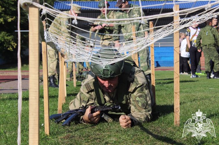 В Зеленогорске команда росгвардейцев победила в  военно-патриотической игре «Сибирский щит»
