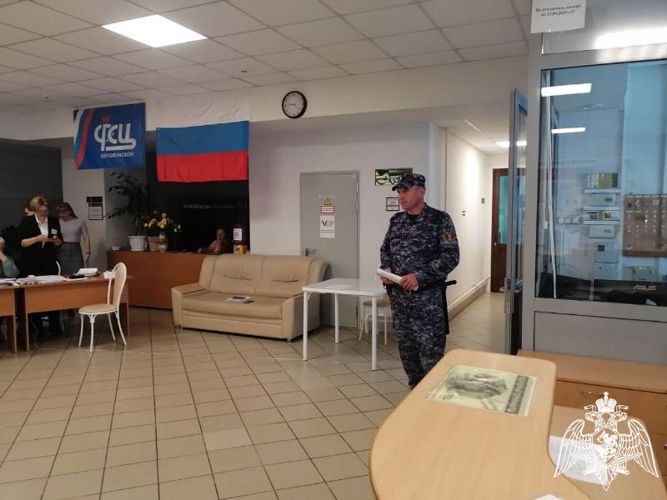В Красноярском крае сотрудники Росгвардии обеспечили порядок и безопасность в единый день голосования