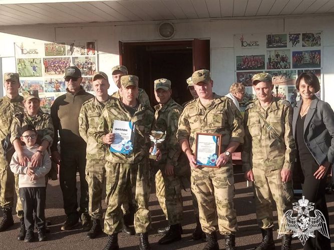 В Зеленогорске команда росгвардейцев победила в  военно-патриотической игре «Сибирский щит»