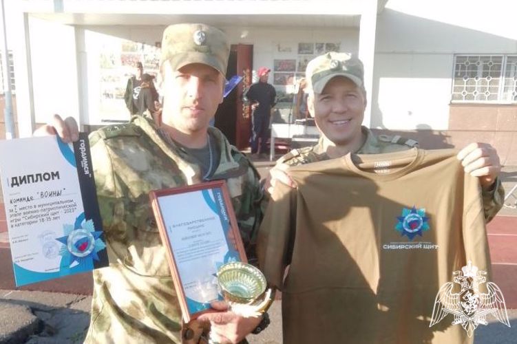 В Зеленогорске команда росгвардейцев победила в  военно-патриотической игре «Сибирский щит»