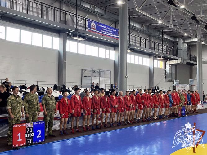 Красноярские росгвардейцы завоевали "серебро" на Чемпионате Сибирского округа Росгвардии по самбо