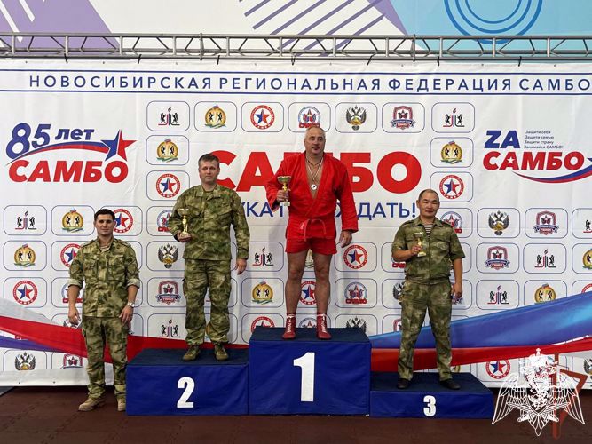 Красноярские росгвардейцы завоевали "серебро" на Чемпионате Сибирского округа Росгвардии по самбо