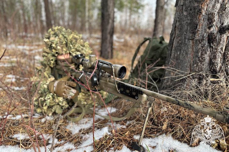 В Красноярском крае завершились учебные сборы снайперов Росгвардии 