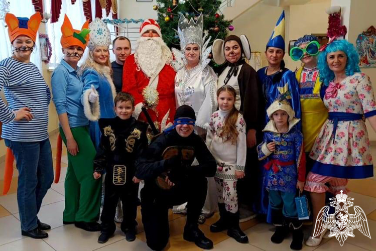 Новогодний праздник для детей сотрудников прошел в городском управлении вневедомственной охраны Росгвардии