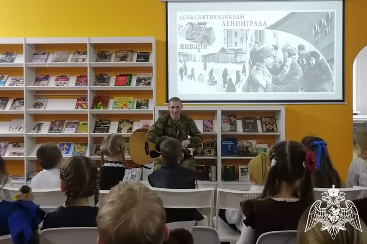 В Железногорске военнослужащие Росгвардии приняли участие в  мероприятиях, посвященных Дню снятие блокады Ленинграда