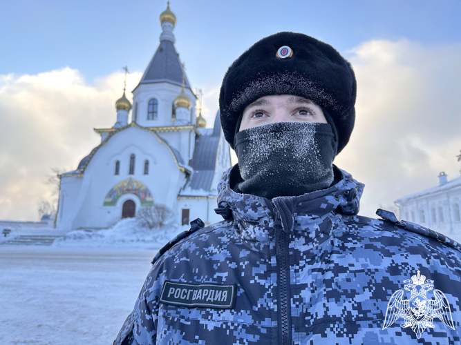 Росгвардейцы в Красноярском крае обеспечили охрану порядка во время крещенских праздников