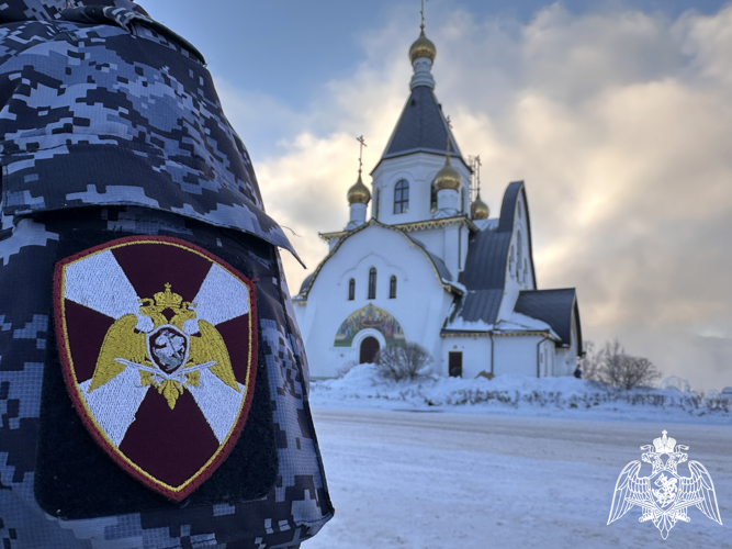 Росгвардейцы в Красноярском крае обеспечили охрану порядка во время крещенских праздников