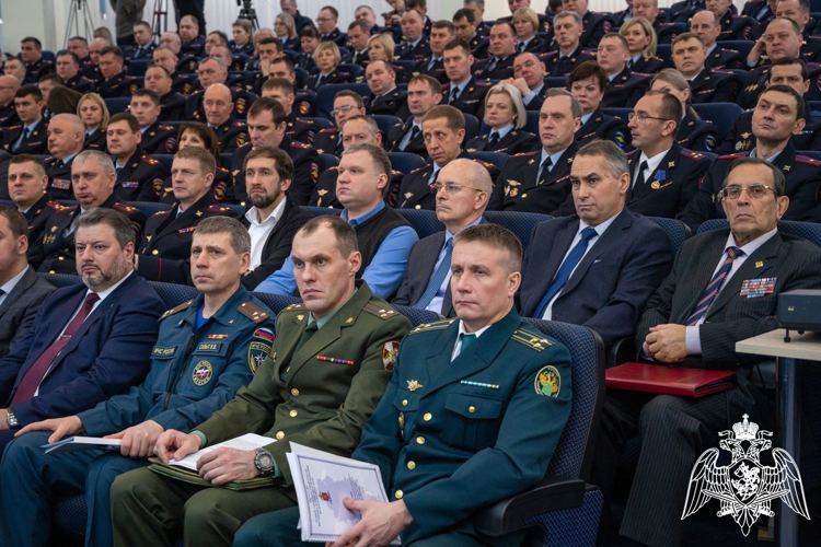 Начальник штаба Управления Росгвардии по Красноярскому краю участие в заседании Коллегии краевого Управления МВД России по итогам правоохранительной деятельности
