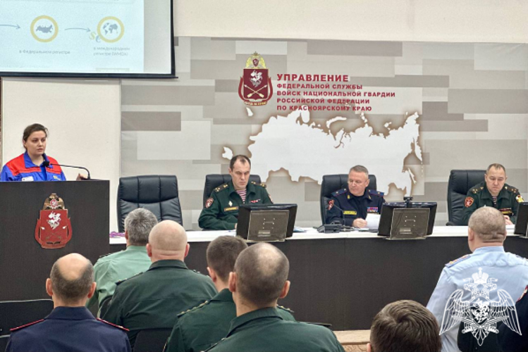 В Управлении Росгвардии по Красноярскому краю представители ФСНКЦ ФМБА России рассказали о донорстве костного мозга