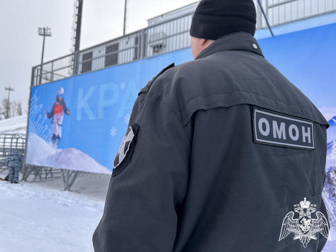 Красноярские росгвардейцы обеспечили безопасность на Всероссийской спартакиаде
