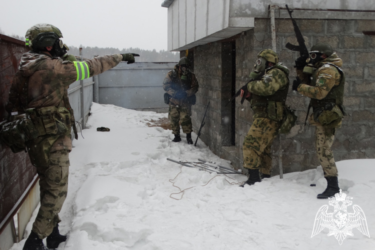 В Железногорске военнослужащие Росгвардии приняли участие в межведомственном учении