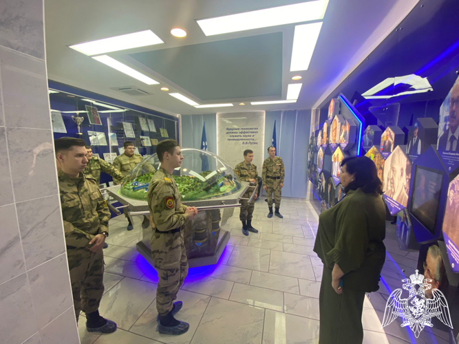 Курсанты Пермского военного института посетили музей Горно-химического комбината   