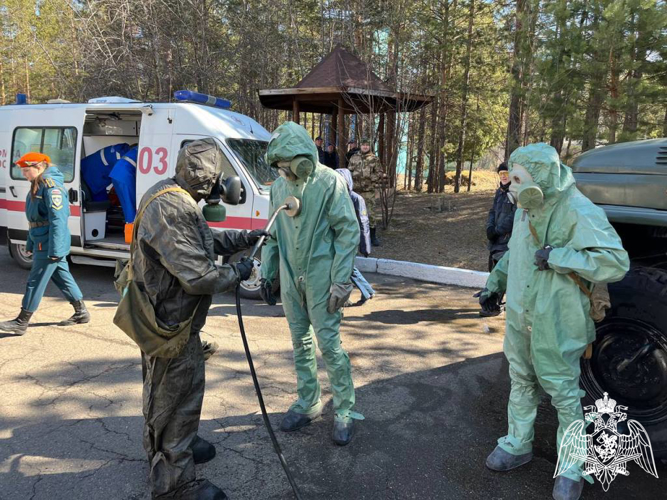 В Железногорске военнослужащие и сотрудники Росгвардии приняли участие в  межведомственных учениях,  посвященых ликвидаторам аварии на Чернобыльской АЭС