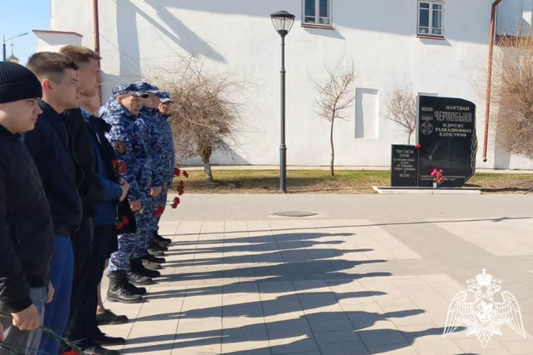 В Красноярском крае сотрудники и военнослужащие Росгвардии почтили память ликвидаторов аварии на Чернобыльской АЭС