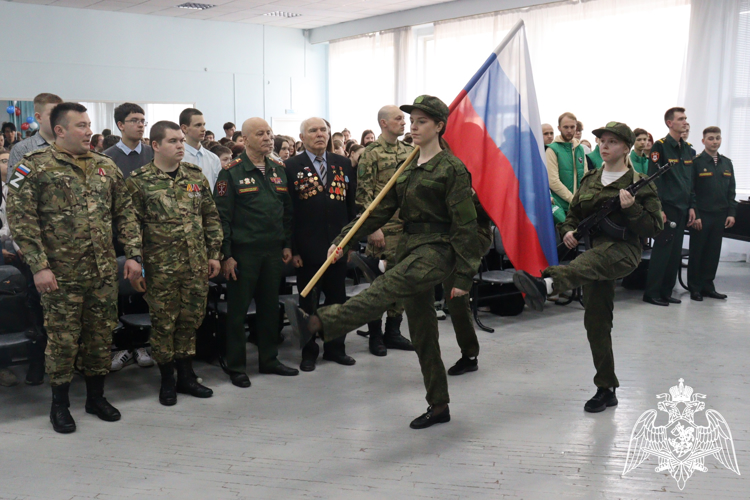 Военнослужащие и ветераны Росгвардии приняли участие  в мероприятии «Вахта памяти – 2024»
