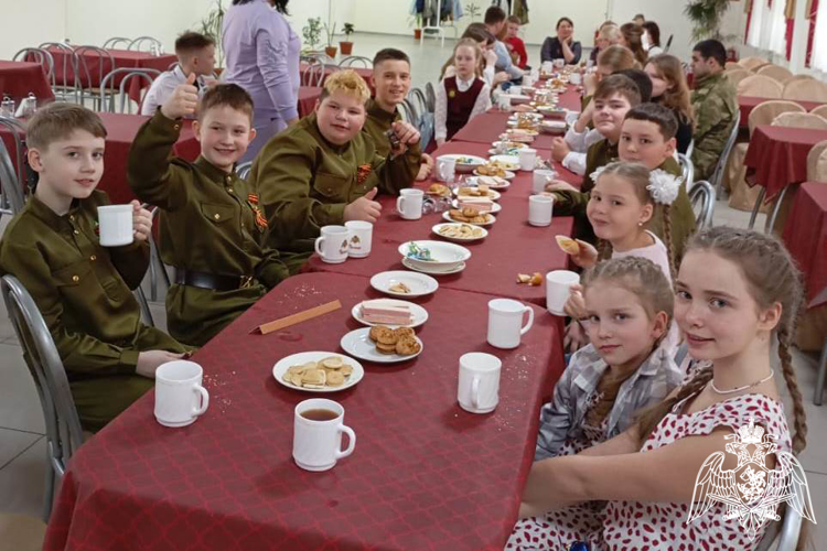 Фестиваль детской патриотической песни состоялся среди детей военнослужащих Красноярского соединения Росгвардии