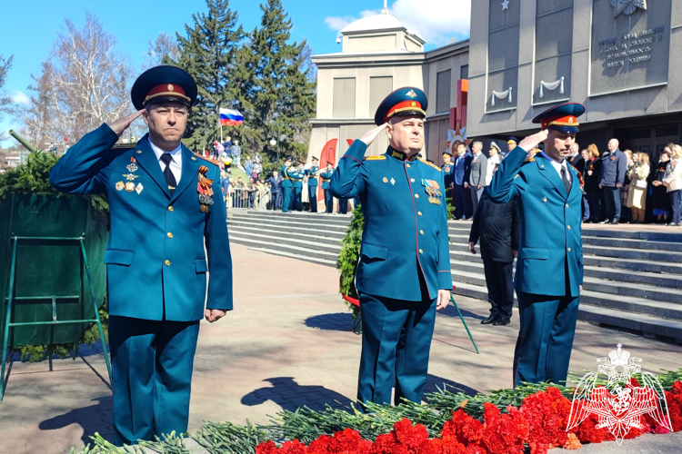 В Красноярском крае сотрудники и военнослужащие Росгвардии приняли участие в мероприятиях, посвященных празднованию Дня Победы
