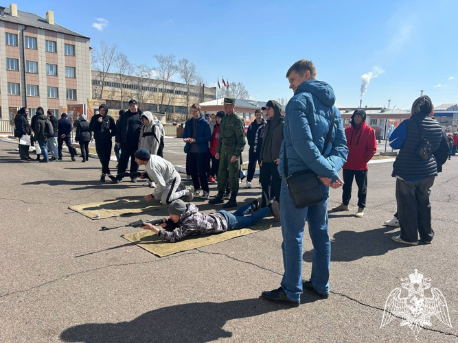 День призывника прошел на территории городского управления вневедомственной охраны Росгвардии