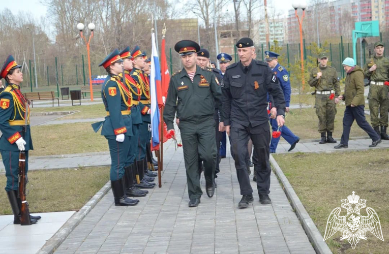 Руководители Росгвардии приняли участие в открытии памятника воинам красноярцам, погибшим в годы Великой Отечественной войны