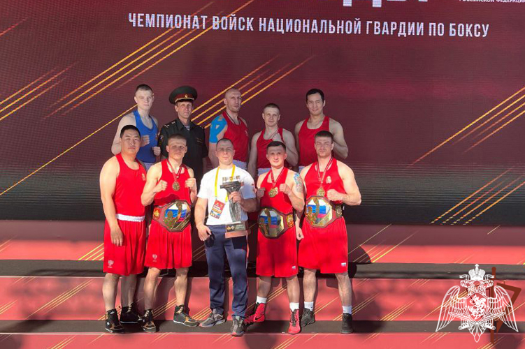 Росгвардейцы из Сибири стали серебряными призёрами чемпионата Росгвардии по боксу