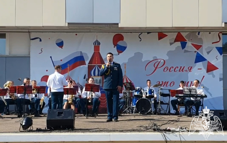 Железногорские военнослужащие Росгвардии приняли участие в городских мероприятиях, посвященных Дню России