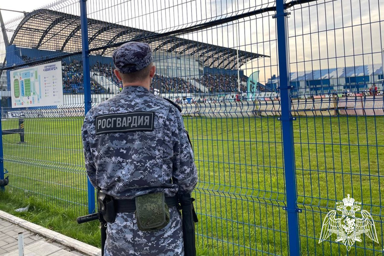 Росгвардия обеспечила безопасность 1/2 Чемпионата России по регби в Красноярске