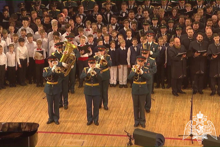 В Красноярске военные музыканты Росгвардии приняли участие в международном музыкальном фестивале