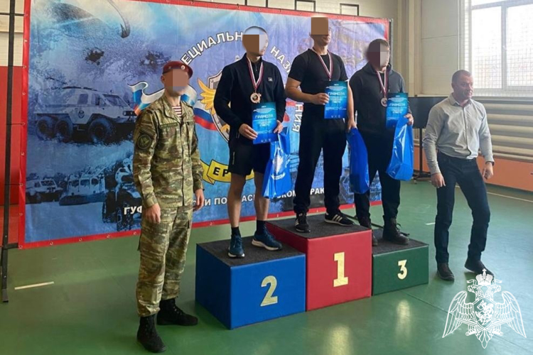 Сотрудники Росгвардии стали бронзовыми призерами в подтягивании на перекладине