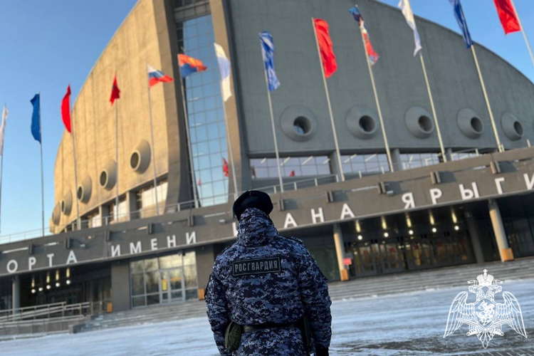 Безопасность международного турнира по вольной борьбе обеспечили Красноярские Росгвардейцы