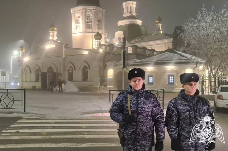 Красноярская Росгвардия обеспечила правопорядок и безопасность в праздник Рождества Христова