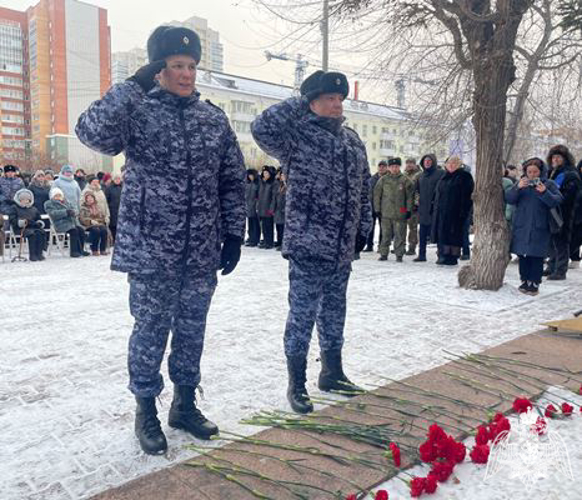 В Красноярском крае сотрудники  Росгвардии приняли участие в памятных мероприятиях, приуроченных Дню полного снятия блокады Ленинграда
