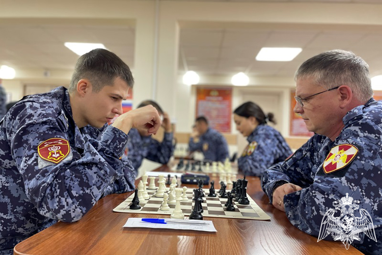 Среди сотрудников подразделений вневедомственной охраны Росгвардии Красноярского края определились лучшие шахматисты