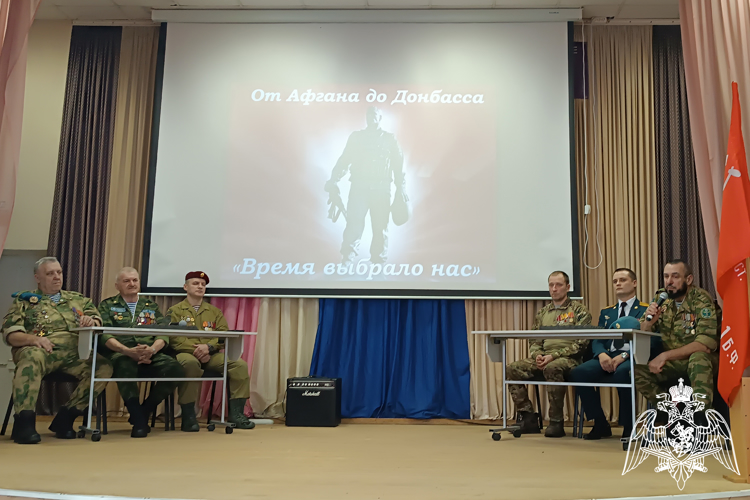 Зеленогорские военнослужащие Росгвардии стали участниками патриотического проекта «Время выбрало нас»
