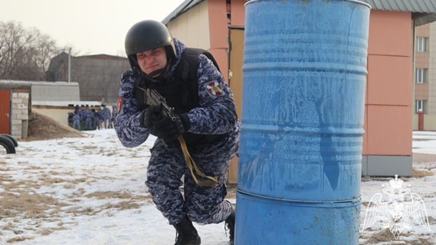 В Красноярске выбрали лучшую группу задержания вневедомственной охраны Росгвардии края