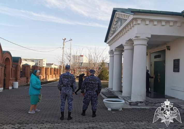 Росгвардия обеспечила безопасность вербного воскресенья в Красноярском крае