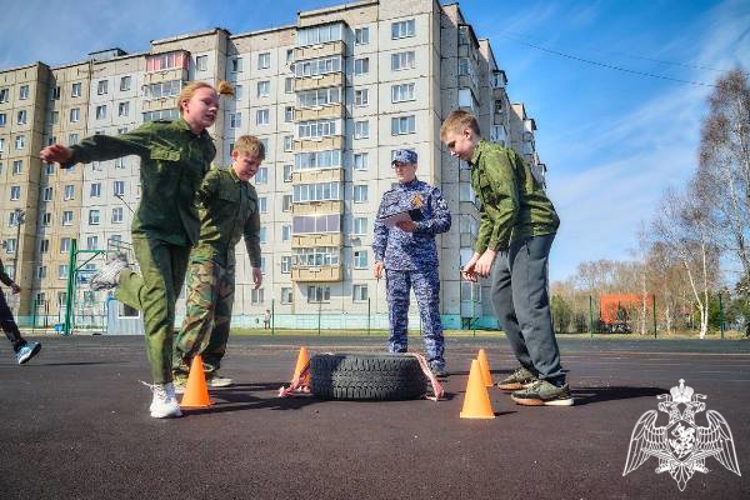 В Лесосибирске  росгвардейцы стали судьями военно-патриотической игры