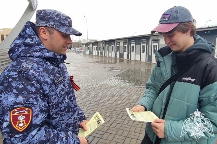 В Красноярске росгвардейцы в «Кристалл арене» представили свои локации