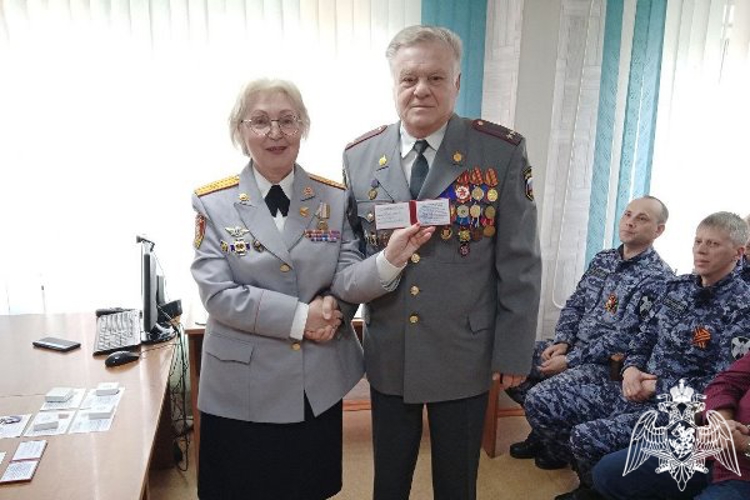 Активисты шарыповской Росгвардии получили награды