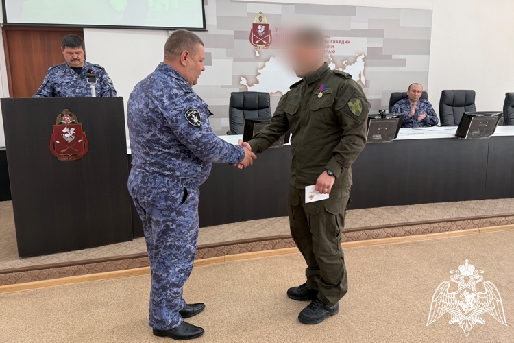 Красноярским  росгвардейцам вручили государственные и ведомственные награды